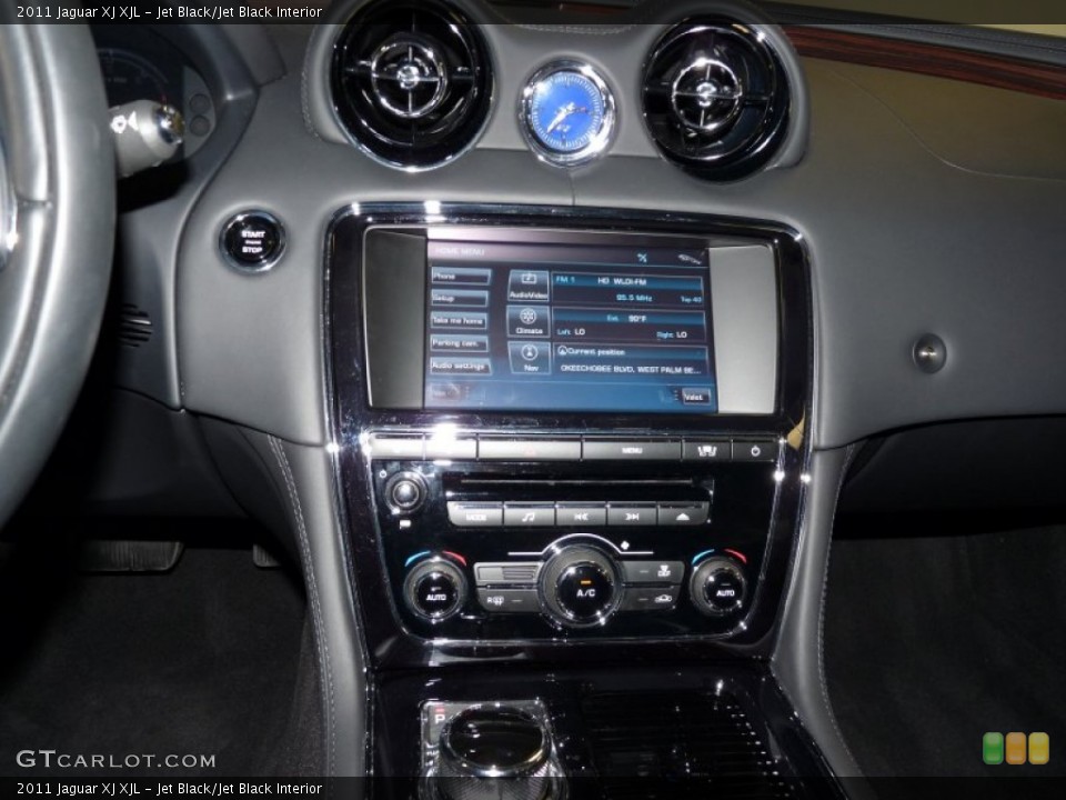 Jet Black/Jet Black Interior Controls for the 2011 Jaguar XJ XJL #50091486