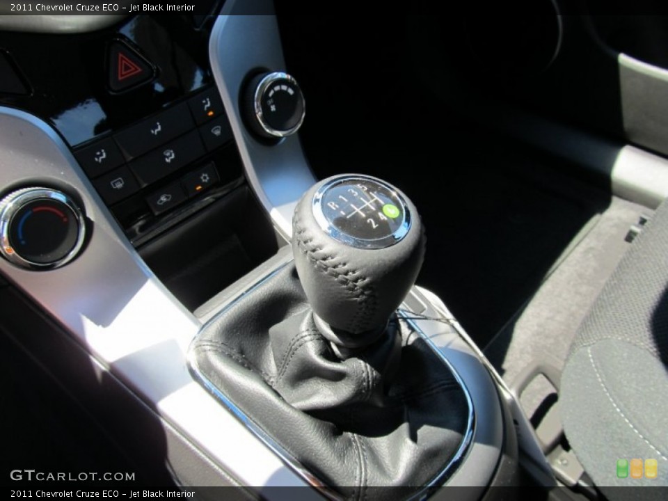 Jet Black Interior Transmission for the 2011 Chevrolet Cruze ECO #50092377