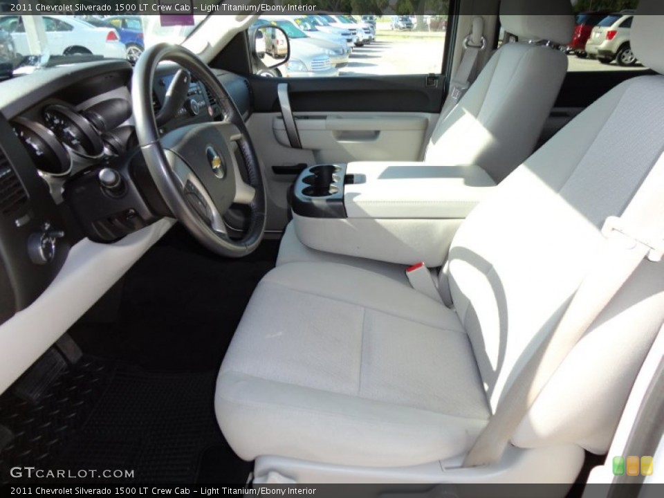 Light Titanium/Ebony Interior Photo for the 2011 Chevrolet Silverado 1500 LT Crew Cab #50093112