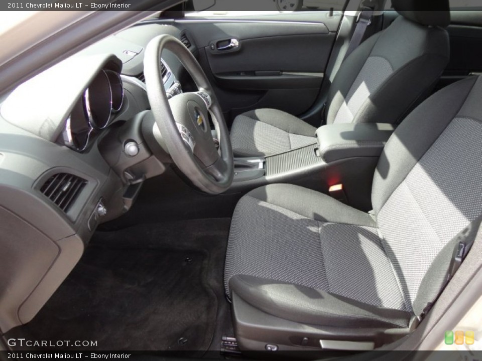 Ebony Interior Photo for the 2011 Chevrolet Malibu LT #50094570