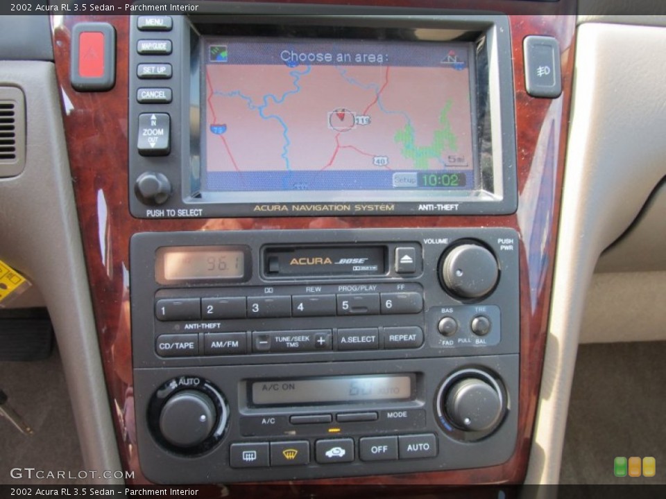 Parchment Interior Navigation for the 2002 Acura RL 3.5 Sedan #50094588
