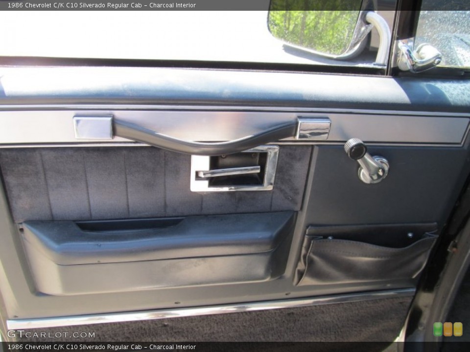 Charcoal Interior Door Panel for the 1986 Chevrolet C/K C10 Silverado Regular Cab #50094831