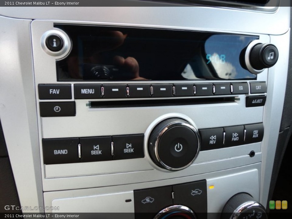 Ebony Interior Controls for the 2011 Chevrolet Malibu LT #50094963
