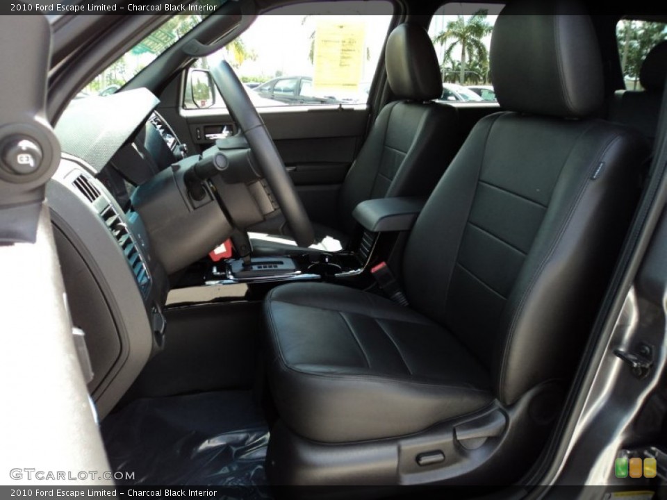 Charcoal Black Interior Photo for the 2010 Ford Escape Limited #50098035