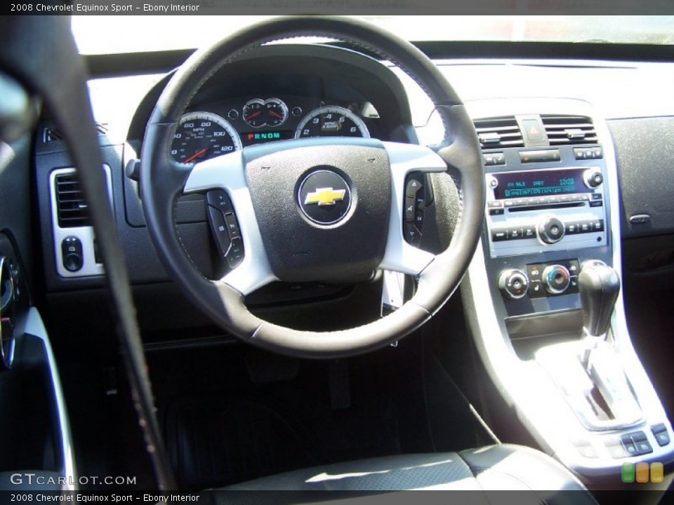 Ebony Interior Dashboard for the 2008 Chevrolet Equinox Sport #50100066