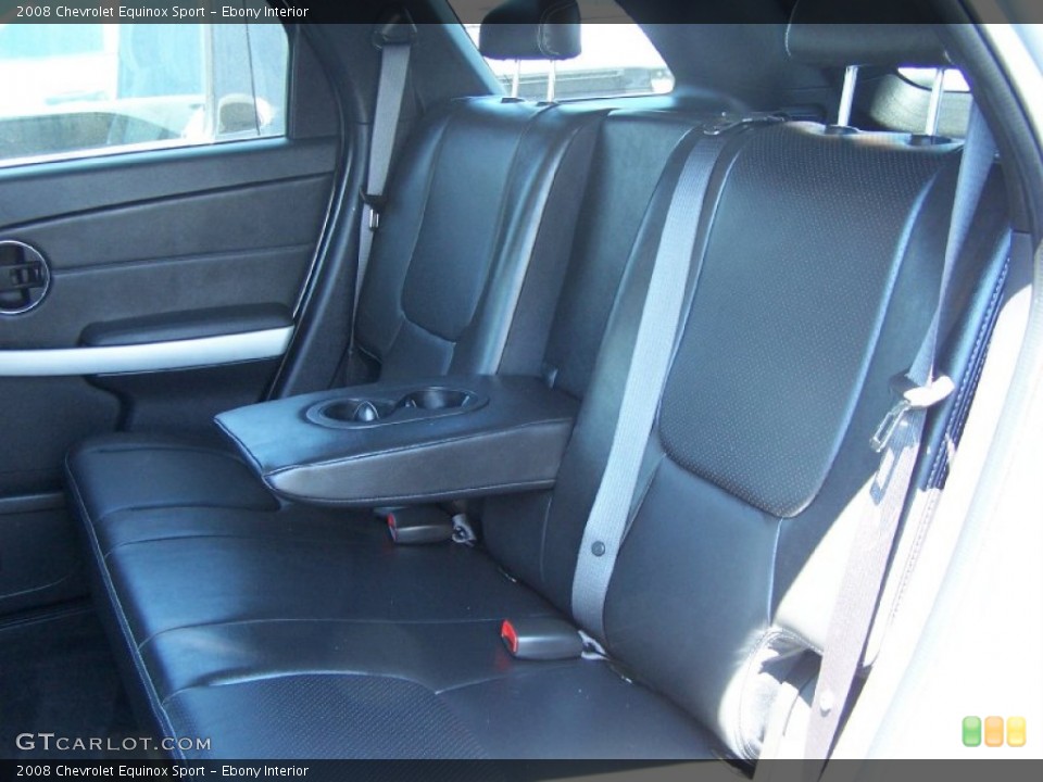 Ebony Interior Photo for the 2008 Chevrolet Equinox Sport #50100078