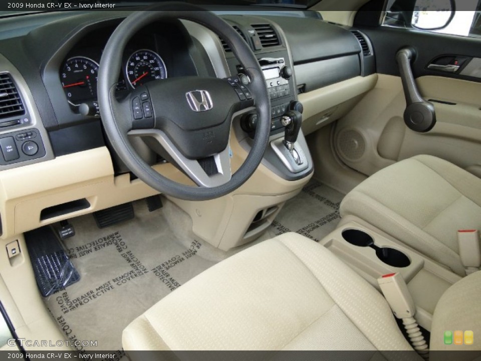 Ivory Interior Photo for the 2009 Honda CR-V EX #50102670