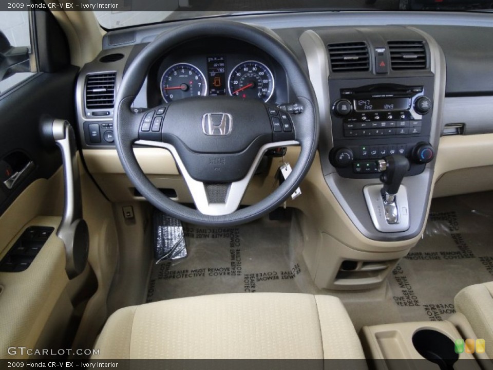 Ivory Interior Dashboard for the 2009 Honda CR-V EX #50102781
