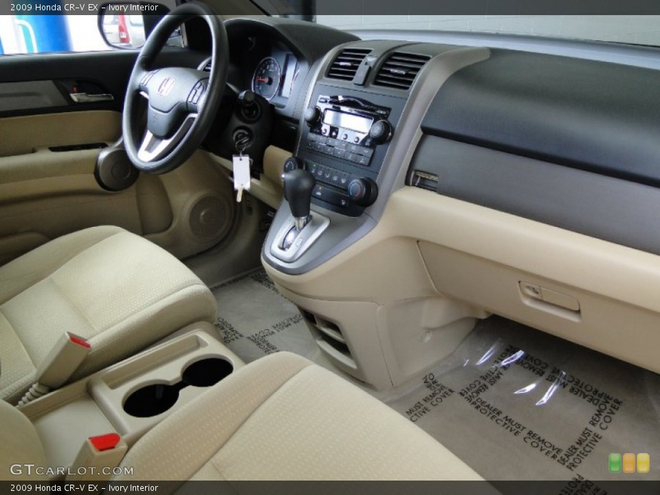 Ivory Interior Dashboard for the 2009 Honda CR-V EX #50102838