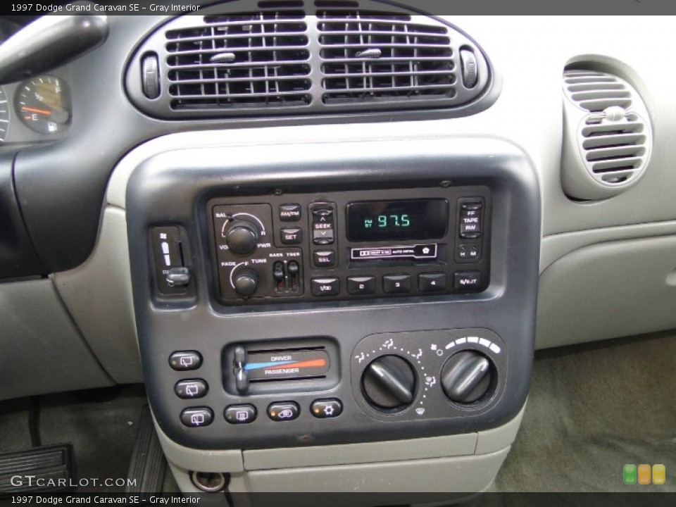 Gray Interior Controls for the 1997 Dodge Grand Caravan SE #50103435