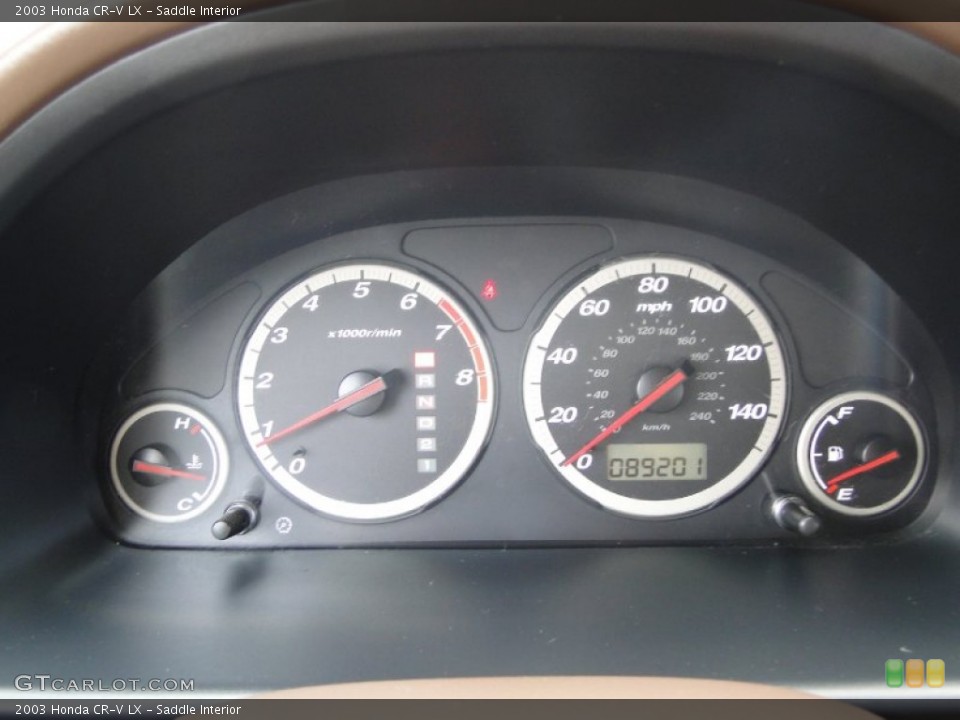 Saddle Interior Gauges for the 2003 Honda CR-V LX #50104050