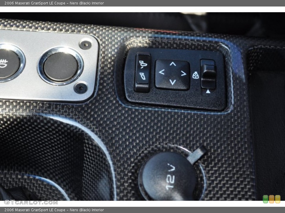 Nero (Black) Interior Controls for the 2006 Maserati GranSport LE Coupe #50107608
