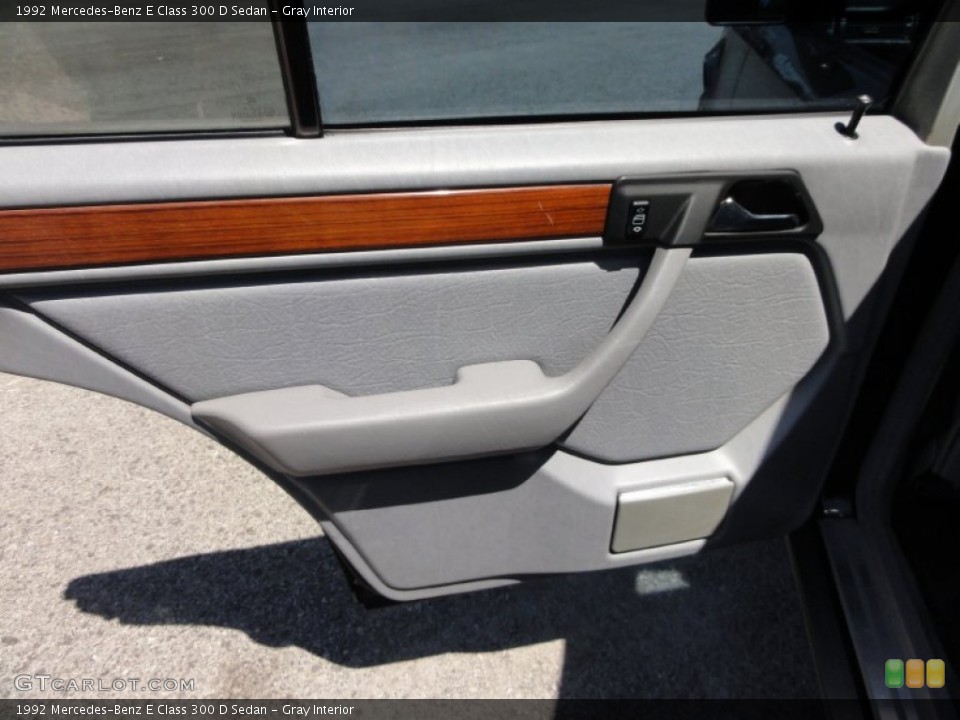 Gray Interior Door Panel for the 1992 Mercedes-Benz E Class 300 D Sedan #50107632