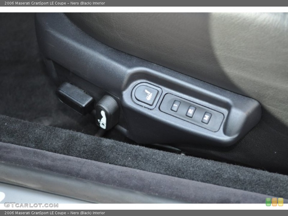 Nero (Black) Interior Controls for the 2006 Maserati GranSport LE Coupe #50107638