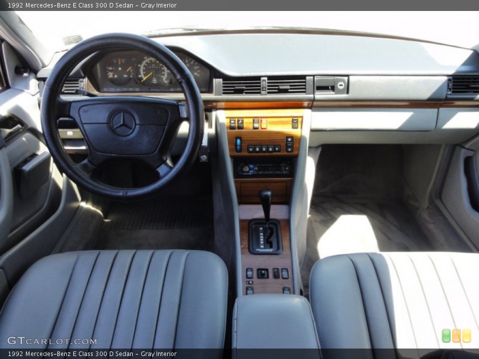 Gray Interior Dashboard for the 1992 Mercedes-Benz E Class 300 D Sedan #50107647