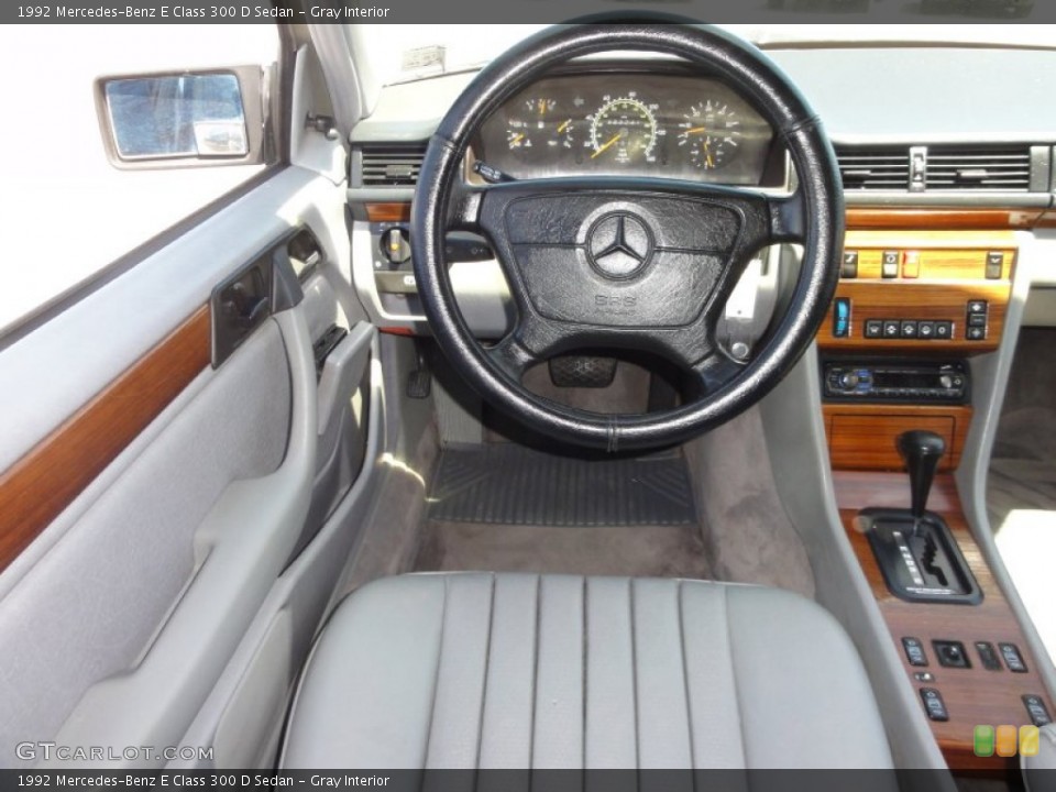 Gray Interior Dashboard for the 1992 Mercedes-Benz E Class 300 D Sedan #50107665