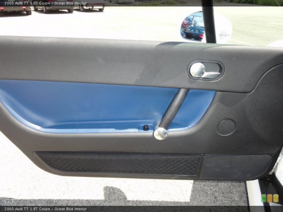 Ocean Blue Interior Door Panel for the 2003 Audi TT 1.8T Coupe #50108199