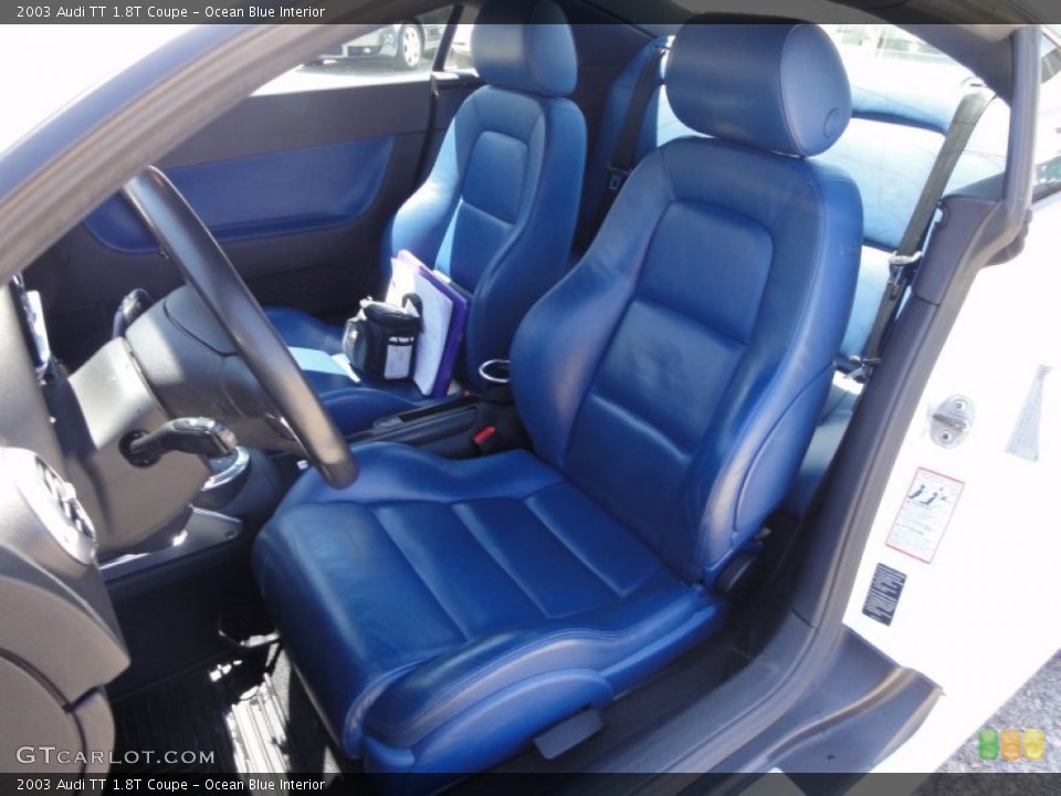 Ocean Blue Interior Photo for the 2003 Audi TT 1.8T Coupe #50108244