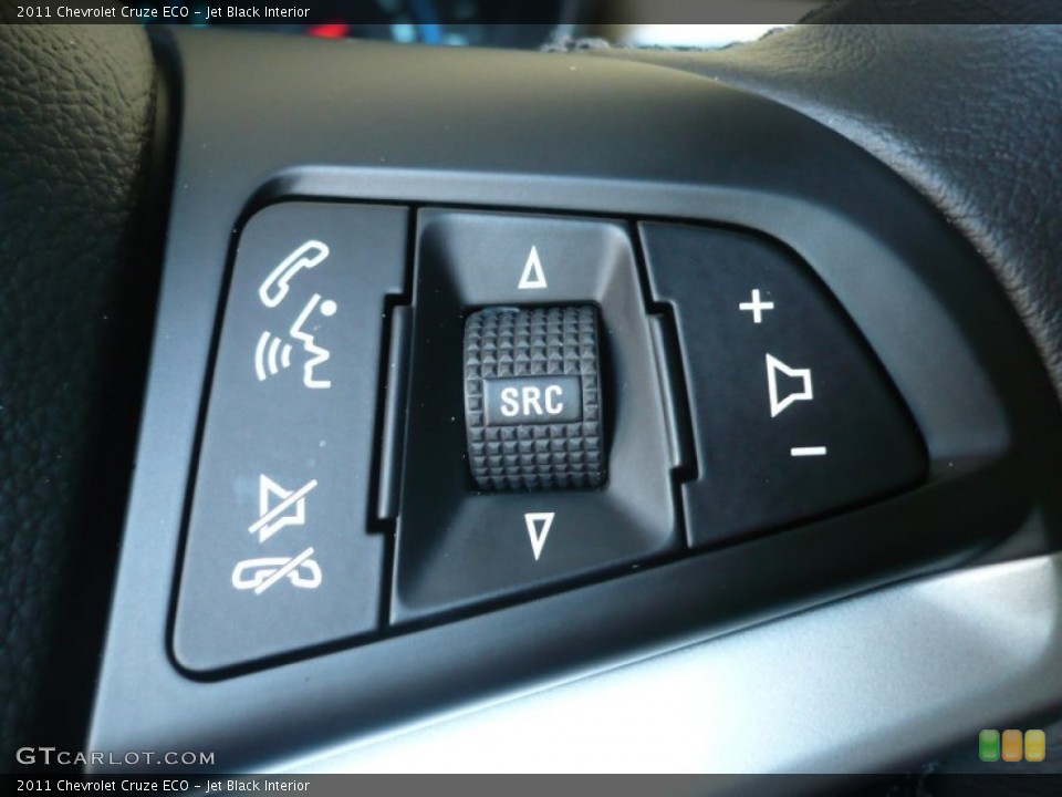 Jet Black Interior Controls for the 2011 Chevrolet Cruze ECO #50108346