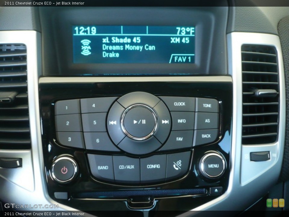 Jet Black Interior Controls for the 2011 Chevrolet Cruze ECO #50108364