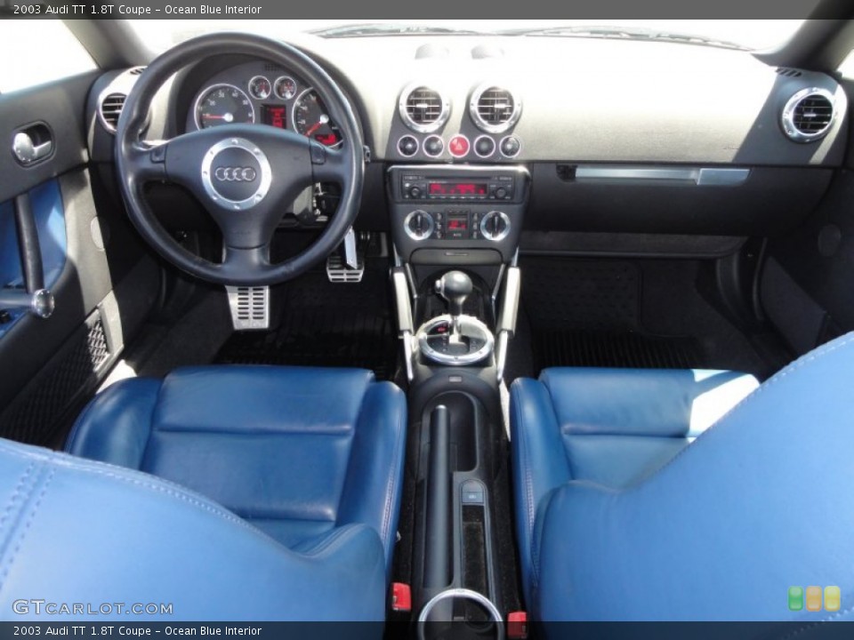 Ocean Blue Interior Dashboard for the 2003 Audi TT 1.8T Coupe #50108367