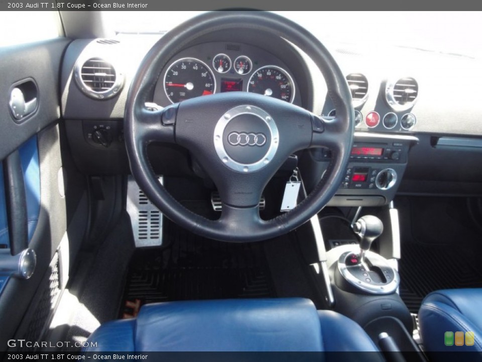 Ocean Blue Interior Steering Wheel for the 2003 Audi TT 1.8T Coupe #50108568