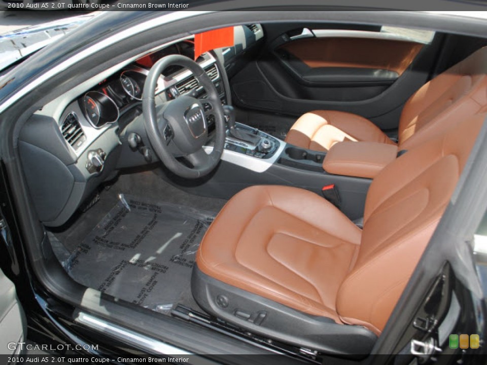 Cinnamon Brown Interior Photo for the 2010 Audi A5 2.0T quattro Coupe #50108865