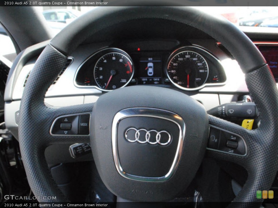 Cinnamon Brown Interior Steering Wheel for the 2010 Audi A5 2.0T quattro Coupe #50108925