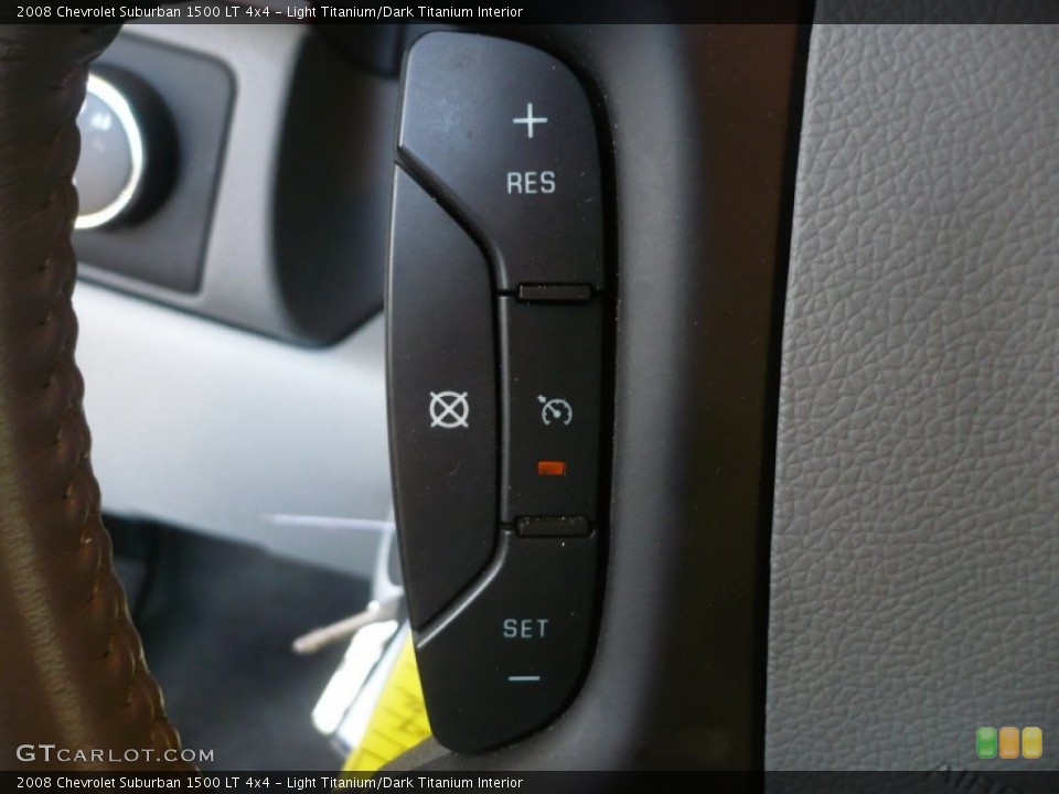 Light Titanium/Dark Titanium Interior Controls for the 2008 Chevrolet Suburban 1500 LT 4x4 #50109351