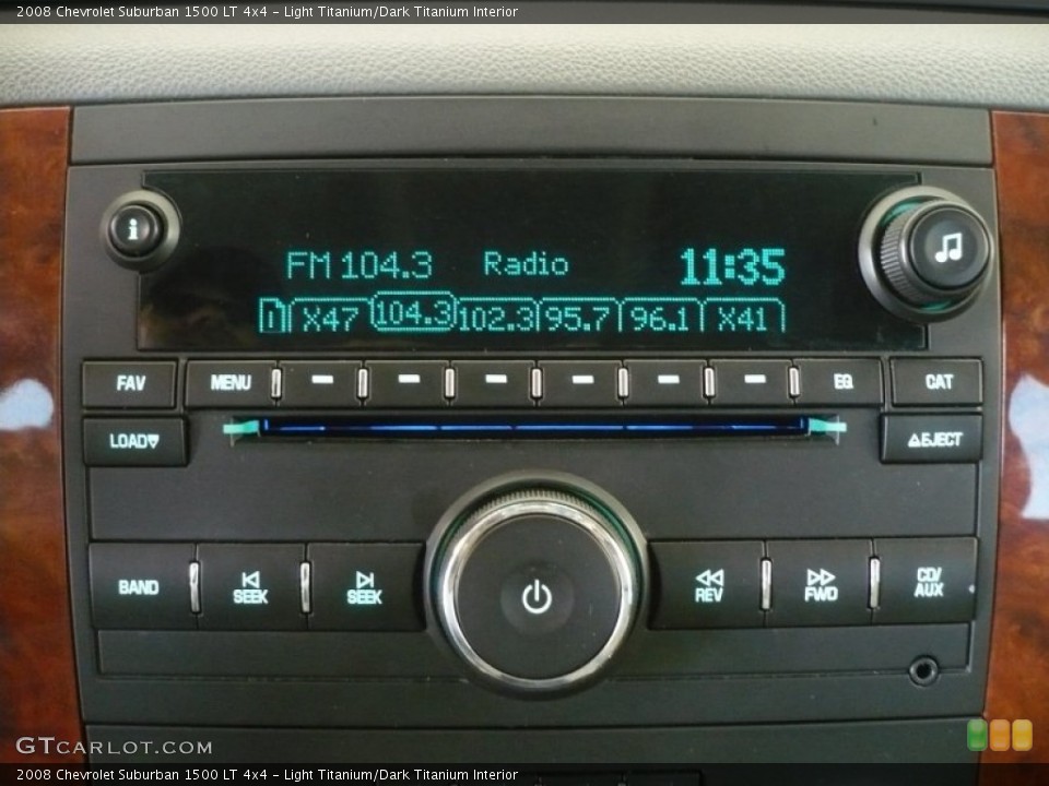 Light Titanium/Dark Titanium Interior Controls for the 2008 Chevrolet Suburban 1500 LT 4x4 #50109411