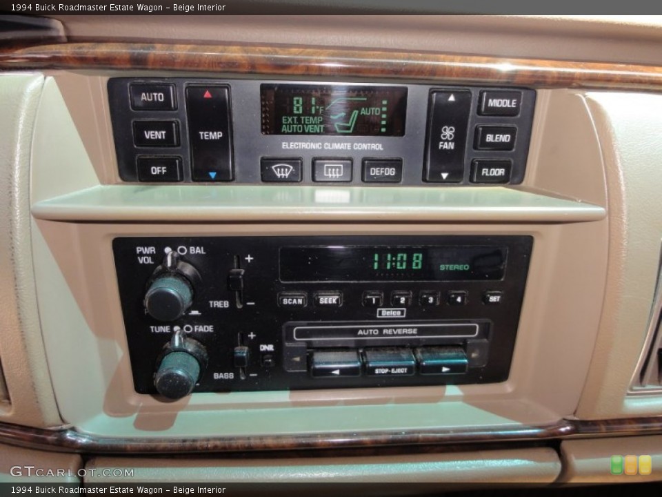 Beige Interior Controls for the 1994 Buick Roadmaster Estate Wagon #50111190