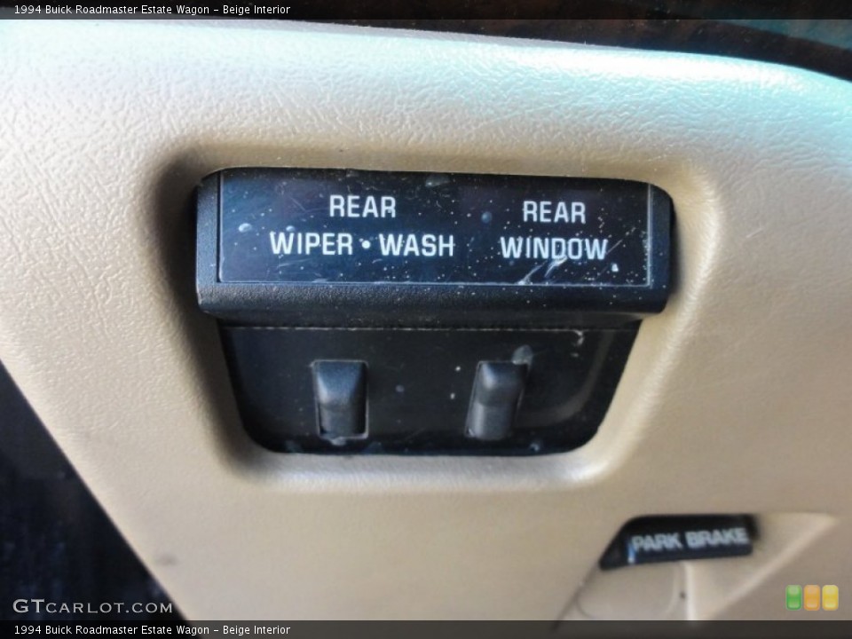 Beige Interior Controls for the 1994 Buick Roadmaster Estate Wagon #50111247