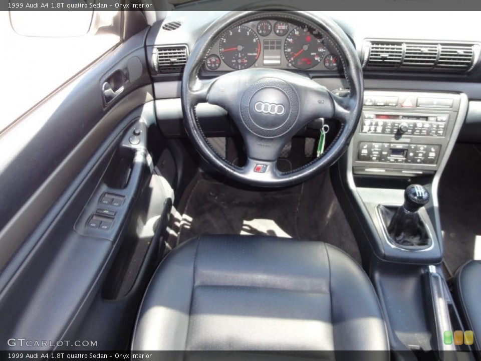 Onyx Interior Steering Wheel for the 1999 Audi A4 1.8T quattro Sedan #50111742
