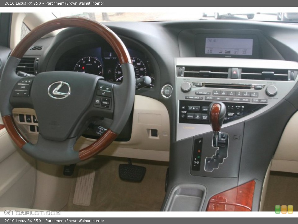 Parchment/Brown Walnut Interior Dashboard for the 2010 Lexus RX 350 #50112591