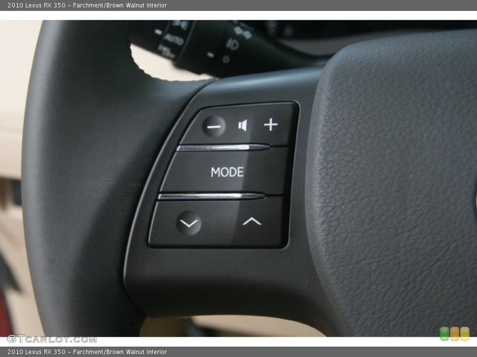 Parchment/Brown Walnut Interior Controls for the 2010 Lexus RX 350 #50113119