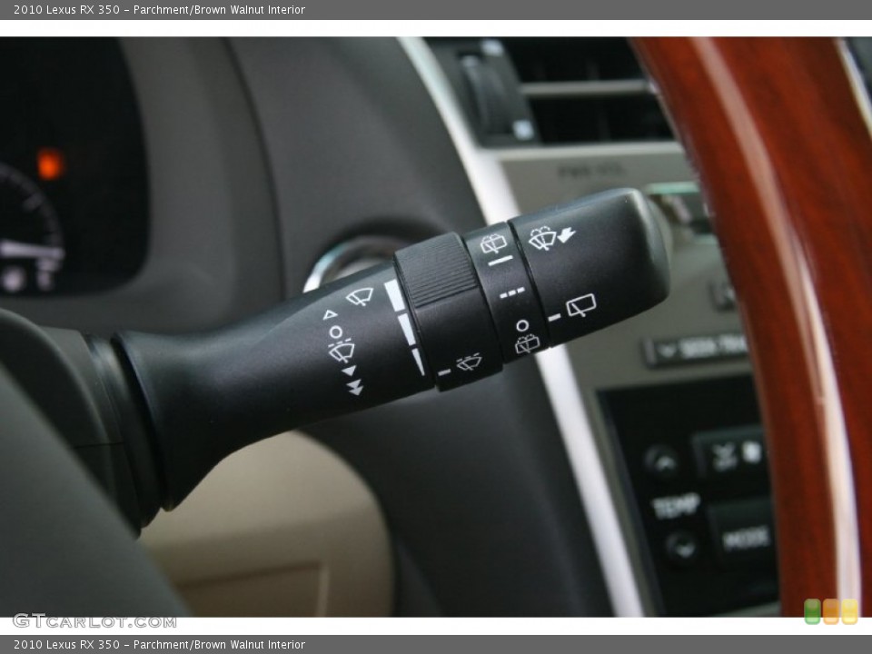 Parchment/Brown Walnut Interior Controls for the 2010 Lexus RX 350 #50113134