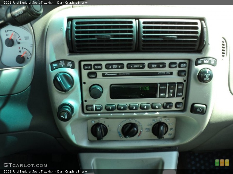 Dark Graphite Interior Controls for the 2002 Ford Explorer Sport Trac 4x4 #50114997