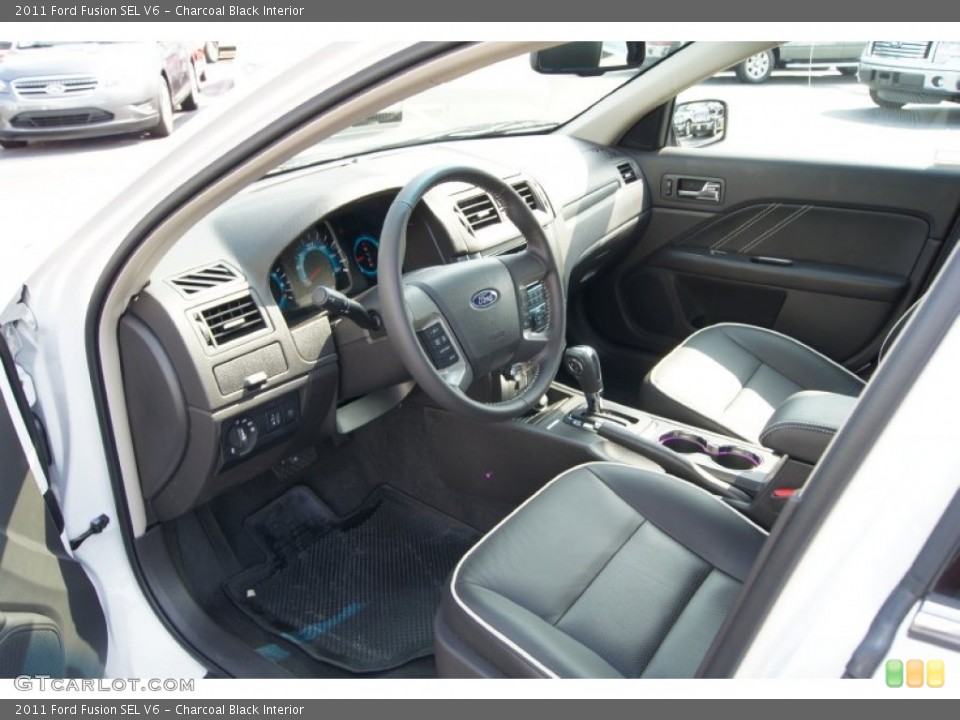 Charcoal Black Interior Photo for the 2011 Ford Fusion SEL V6 #50115516