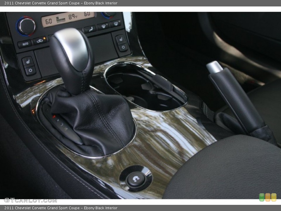 Ebony Black Interior Transmission for the 2011 Chevrolet Corvette Grand Sport Coupe #50115600