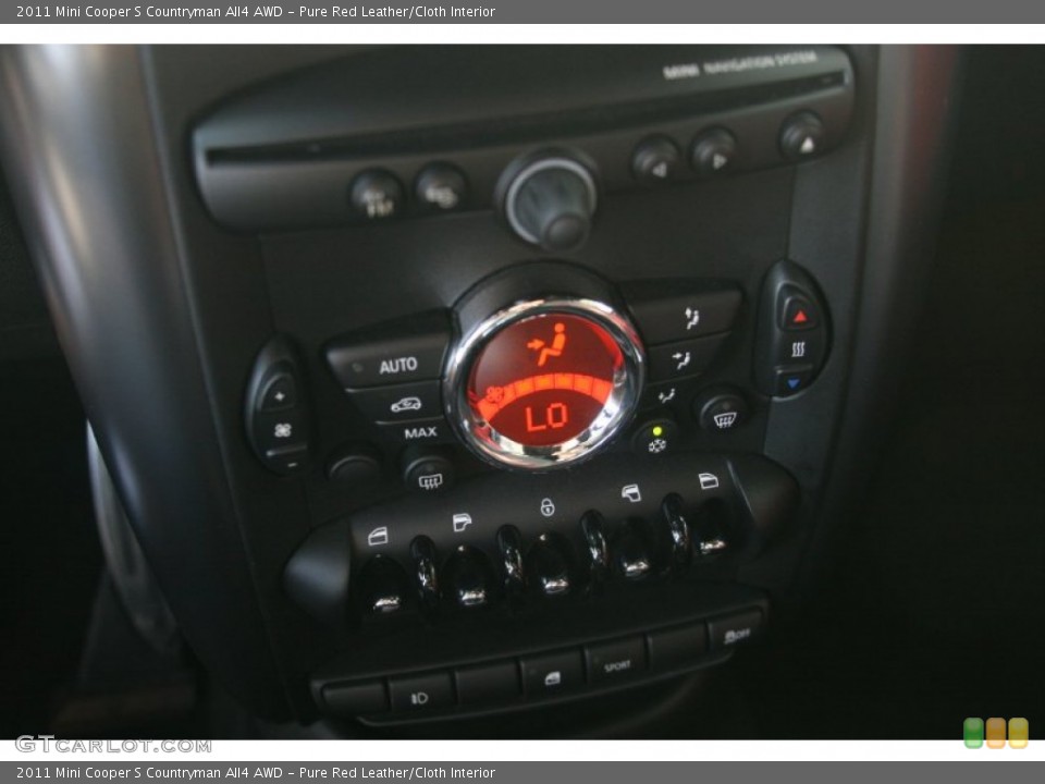 Pure Red Leather/Cloth Interior Controls for the 2011 Mini Cooper S Countryman All4 AWD #50116167