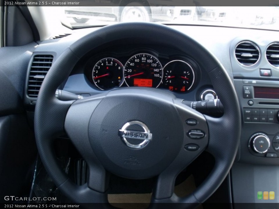 Charcoal Interior Steering Wheel for the 2012 Nissan Altima 2.5 S #50116509