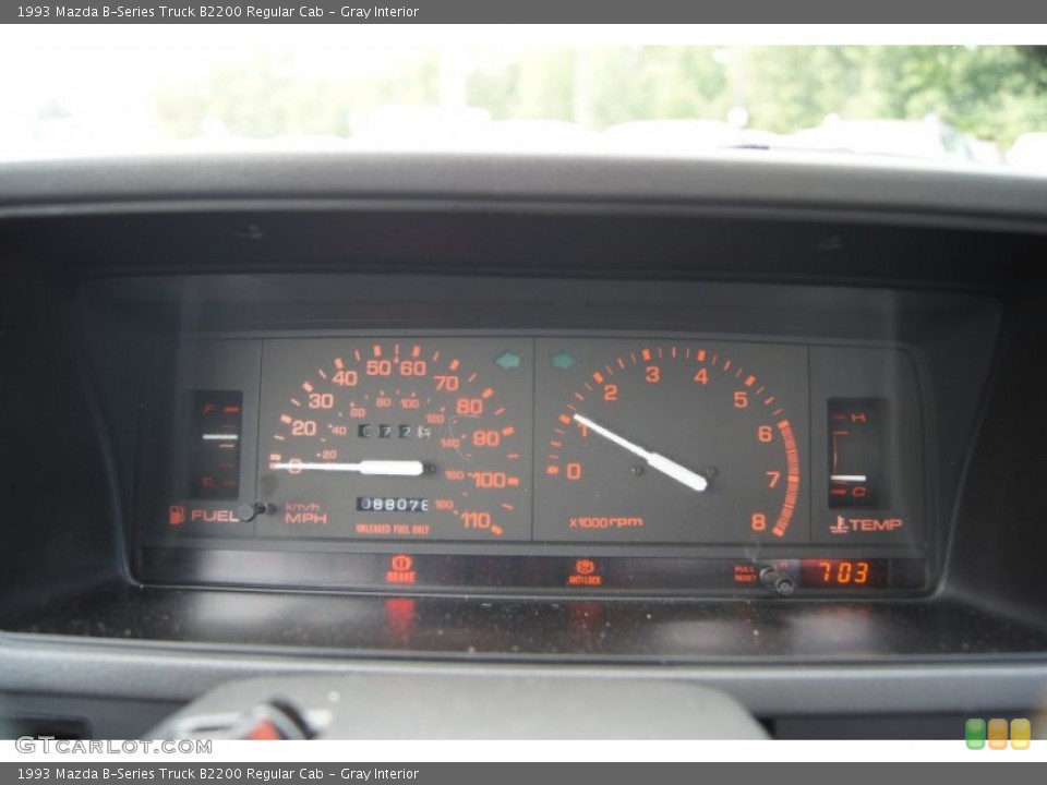 Gray Interior Gauges for the 1993 Mazda B-Series Truck B2200 Regular Cab #50117127