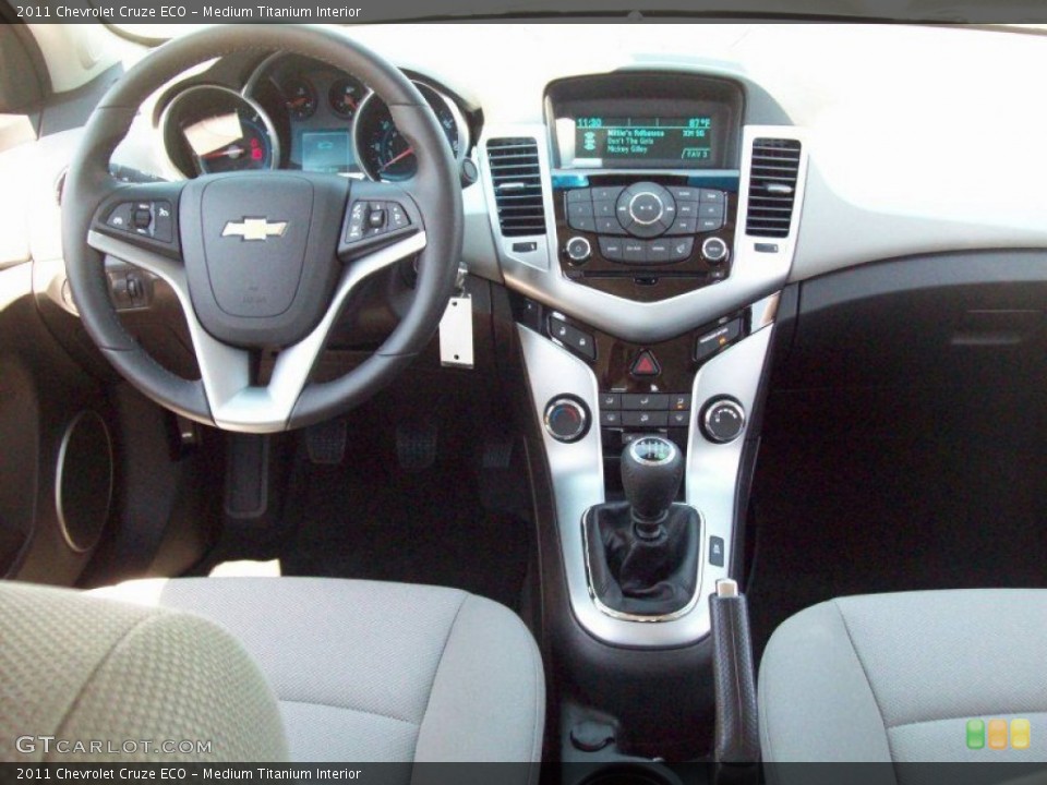 Medium Titanium Interior Dashboard for the 2011 Chevrolet Cruze ECO #50117571