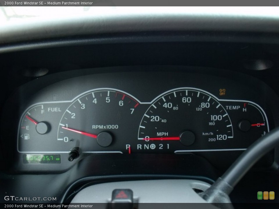 Medium Parchment Interior Gauges for the 2000 Ford Windstar SE #50117674