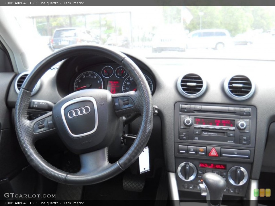 Black Interior Dashboard for the 2006 Audi A3 3.2 S Line quattro #50118852