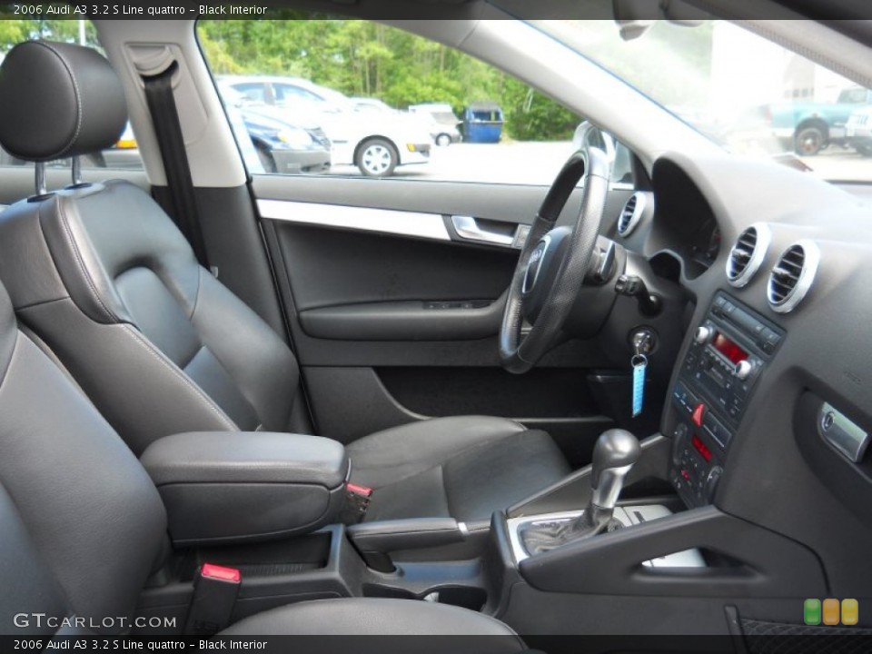 Black Interior Photo for the 2006 Audi A3 3.2 S Line quattro #50118882