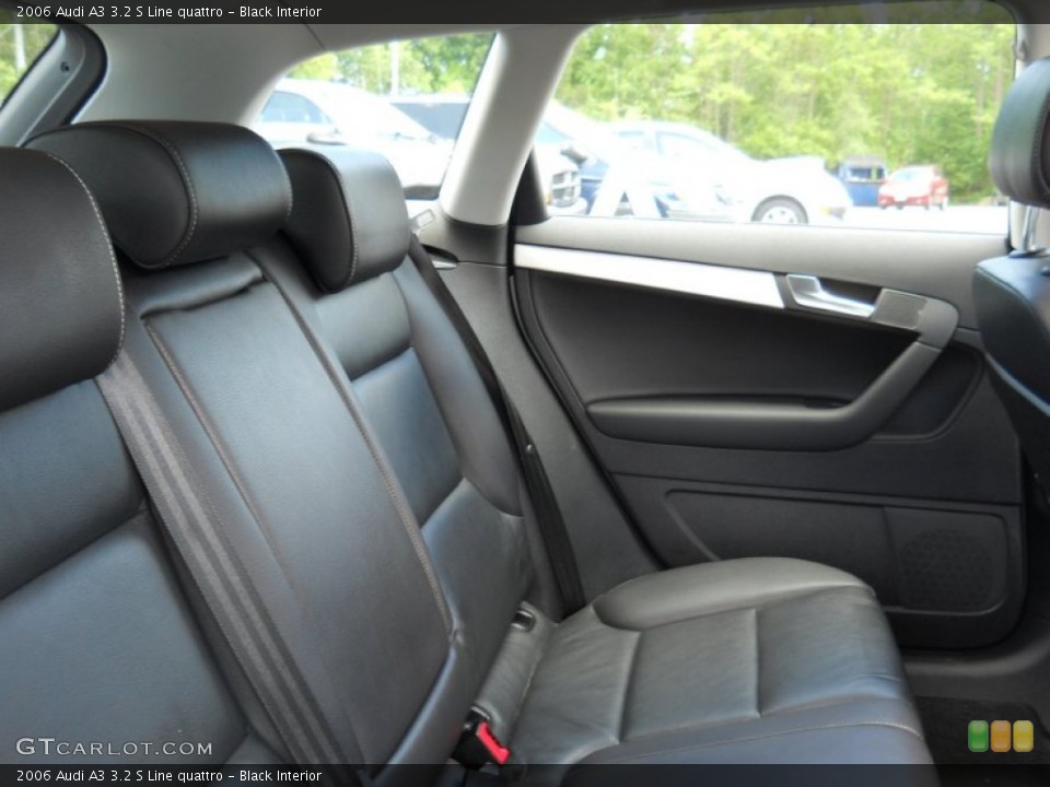 Black Interior Photo for the 2006 Audi A3 3.2 S Line quattro #50118897
