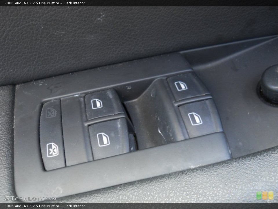 Black Interior Controls for the 2006 Audi A3 3.2 S Line quattro #50119152