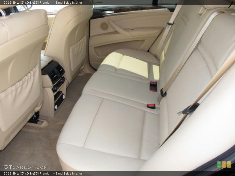 Sand Beige Interior Photo for the 2012 BMW X5 xDrive35i Premium #50120748