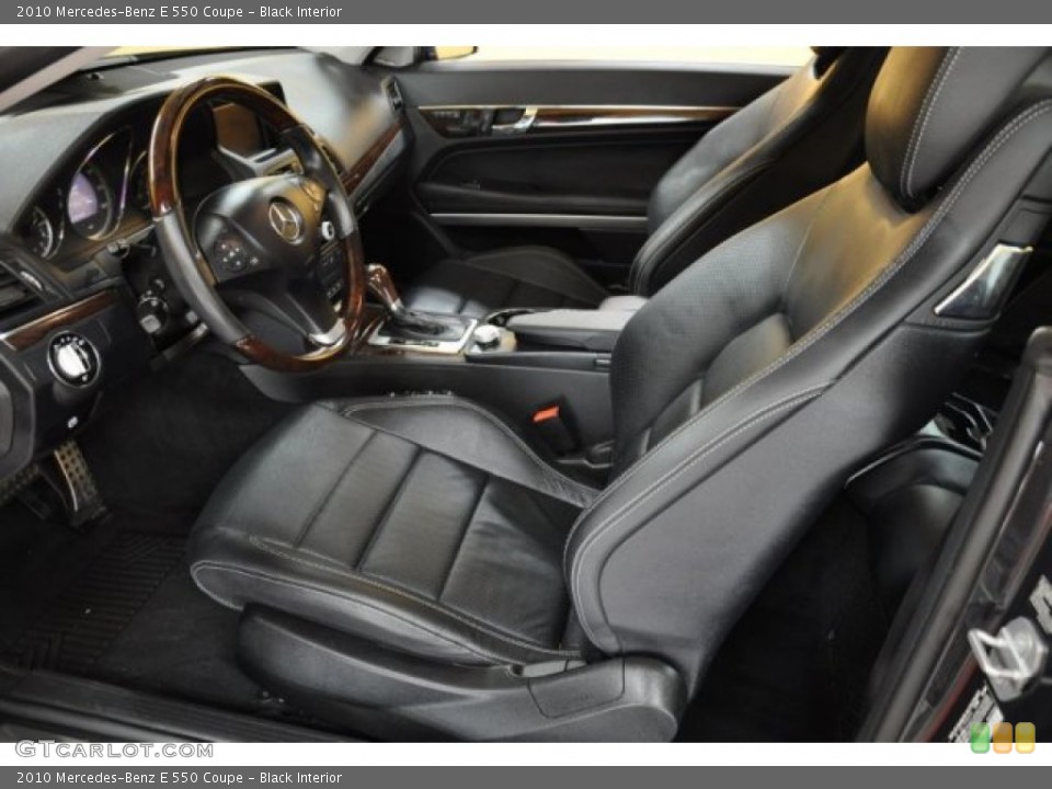 Black Interior Photo for the 2010 Mercedes-Benz E 550 Coupe #50120847